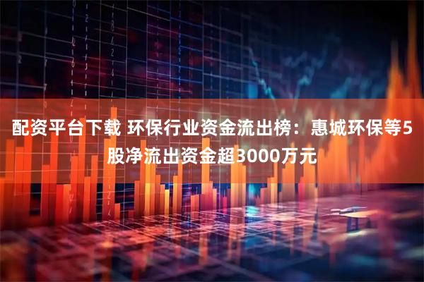 配资平台下载 环保行业资金流出榜：惠城环保等5股净流出资金超3000万元